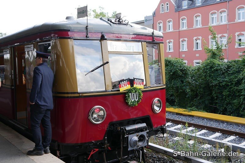Triebwagen ET 167 006 am 10.08.2024 in Oranienburg - Foto Olaf Hoell Triebwagen ET 167 006 am 10.08.2024 in Oranienburg - Foto Olaf Hoell