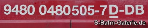 NVR-Nummer Baureihe 480