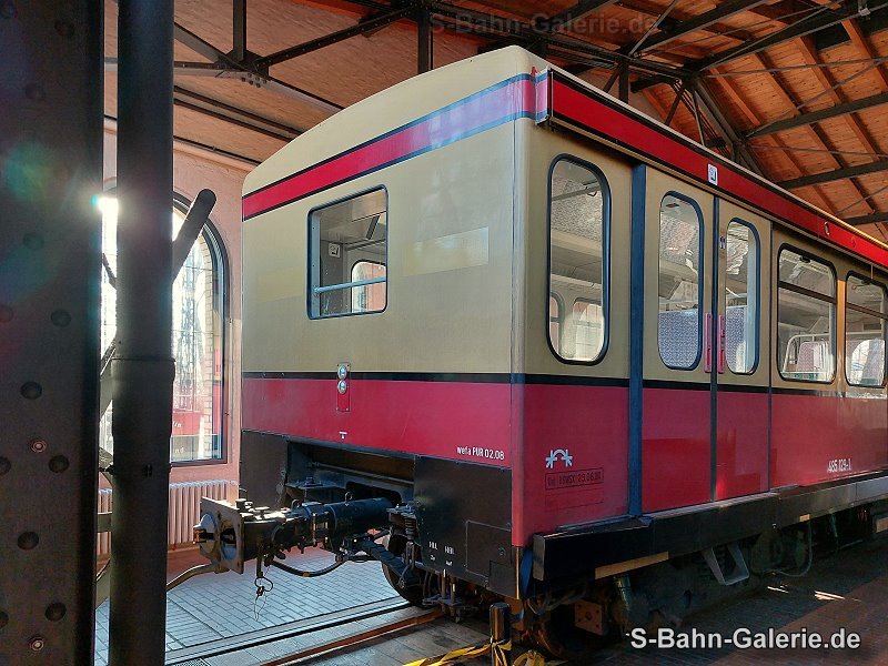 485 129 am 19.01.2025 im Deutschen Technikmuseum Berlin - Foto: Olaf Hoell - S-Bahn-Galerie.de