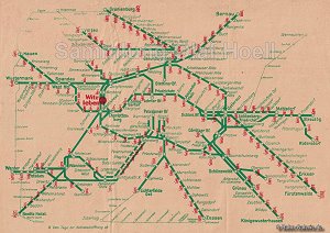 Netzplan der Berliner S-Bahn
