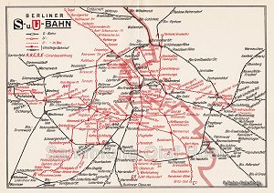 Netzplan der Berliner S-Bahn