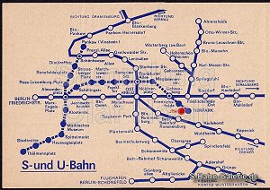 Netzplan der Berliner S-Bahn