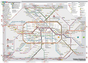 Netzplan der Berliner S-Bahn