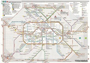 Netzplan der Berliner S-Bahn