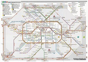 Netzplan der Berliner S-Bahn