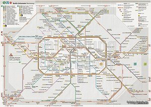 Netzplan der Berliner S-Bahn