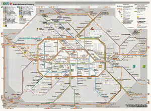 Netzplan der Berliner S-Bahn