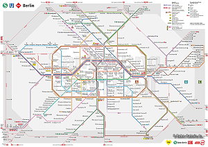 Netzplan der Berliner S-Bahn