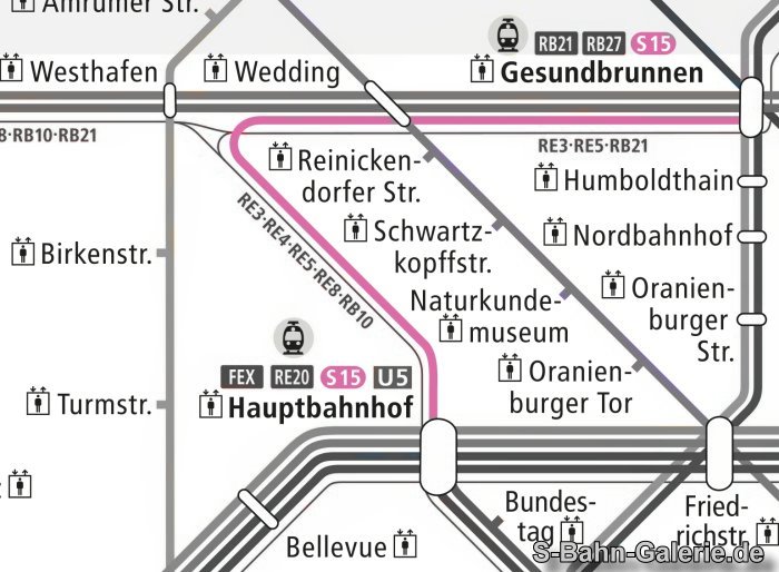 Netzplan der S-Bahn Berlin vom 15.06.2026 - S-Bahn-Galerie.de