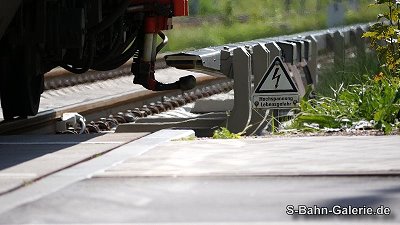 Stromabnehmer der S-Bahn Berlin