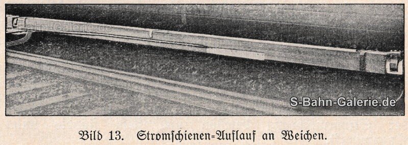 Stromschiene der S-Bahn Berlin - Bauart Stadtbahn